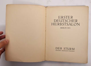 Erster Deutscher Herbstsalon Berlin 1913