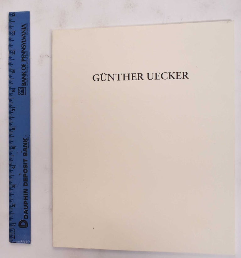 Item #177607 Gunther Uecker: New Works, December 3, 2002 - March 29, 2003. Ikuko Matsumoto.