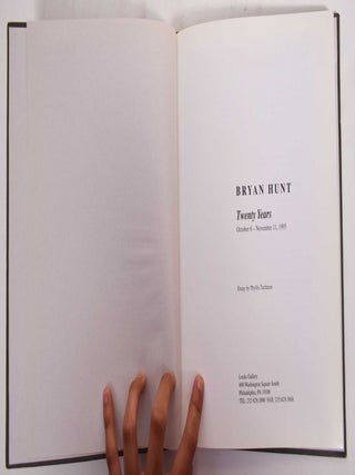 Bryan Hunt: Twenty Years: October 6-November 11, 1995