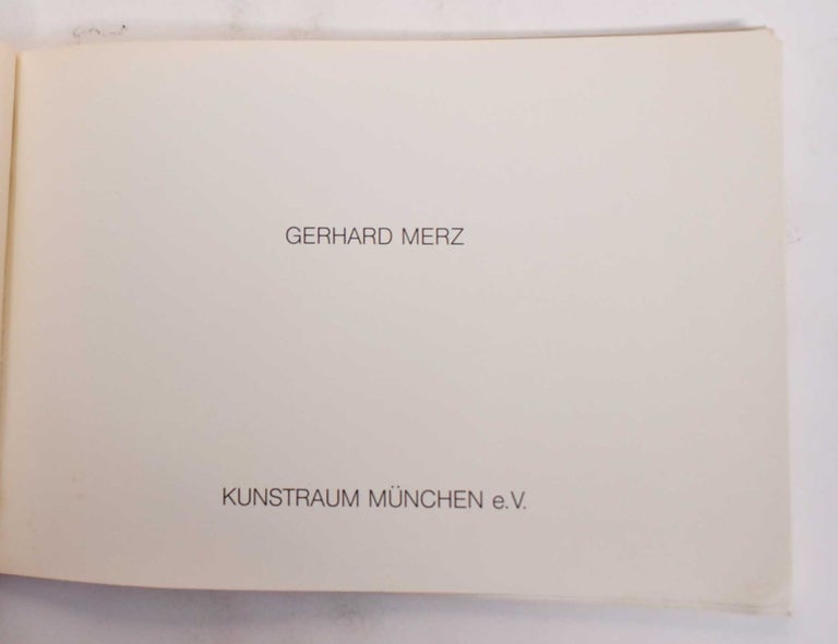 Item #177645 Gerhard Merz. Hermann Kern.