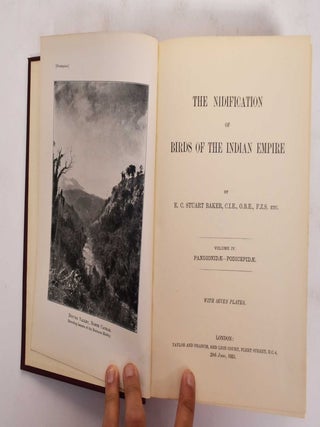 Item #177667 The Nidification of Birds of the Indian Empire: Volume 4, Pandionidae-Podicepidae....