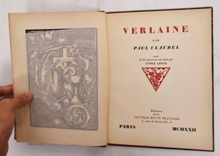 Item #177736 Verlaine. Paul Claudel