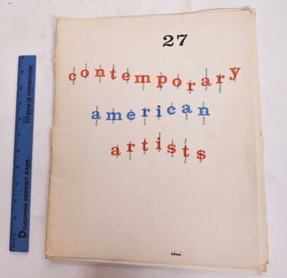 Item #177746 27 Contemporary American Artists. Artists Equity Association