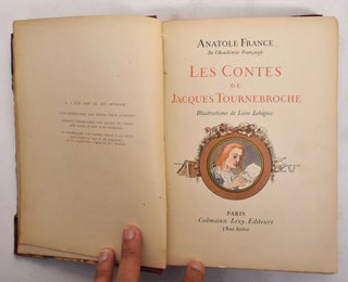 Item #177758 Les Contes de Jacques Tournebroche. Anatole France