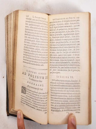 L. Annaei Senecae philosophi opera omnia, ex ult. I Lipsii emendatione, et M. Annaei Senecae rhetoris quae exstant, ex. And. Schotti recens