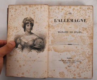 Item #177884 De l'Allemagne. Madame de Stael