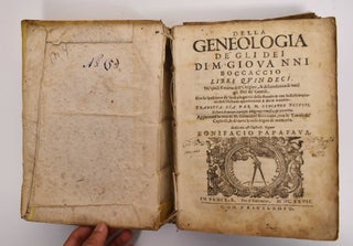 Item #177918 Della geneologia de gli dei. Giovanni Boccaccio, Guiseppe Betussi