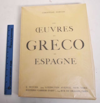 Item #177967 Les Oeuvres du Greco en Espagne. Christian Zervos