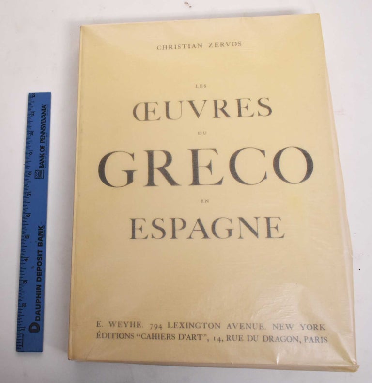 Item #177967 Les Oeuvres du Greco en Espagne. Christian Zervos.