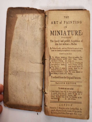 Item #178013 The Art of Painting in Miniature. Lessing J. Rosenwald Collection