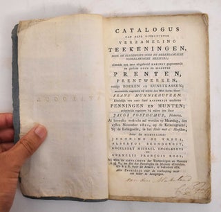 Item #178016 Catalogus van eene uitmuntende verzameling prenten, uit onderscheidene scholen,...