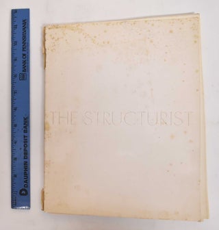Item #178160 The Structurist, Annual Art Publication; Number 8, 1968; Issue on...