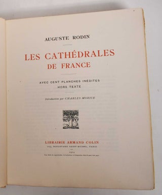 Les Cathedrales de France: avec cent planches inedites hors texte