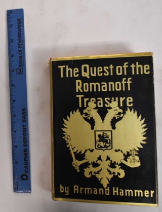 Item #178498 The Quest of the Romanoff Treasure. Armand Hammer