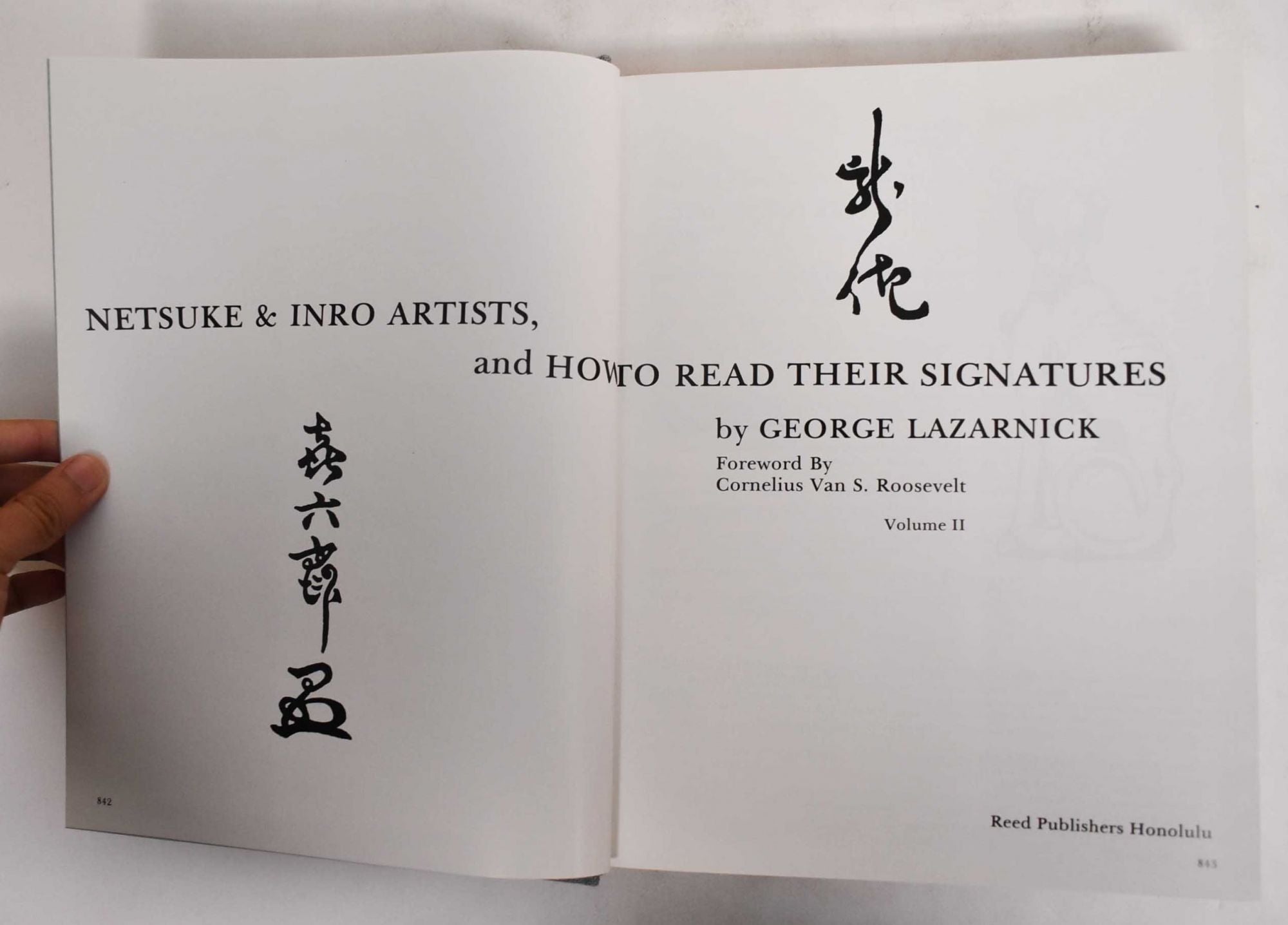 Netsuke & Inro Artists, and How to Read Their Signatures 2 volumes | George  Lazarnick