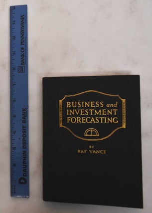 Item #178729 Business and investment forecasting: forecasting methods and their application in...