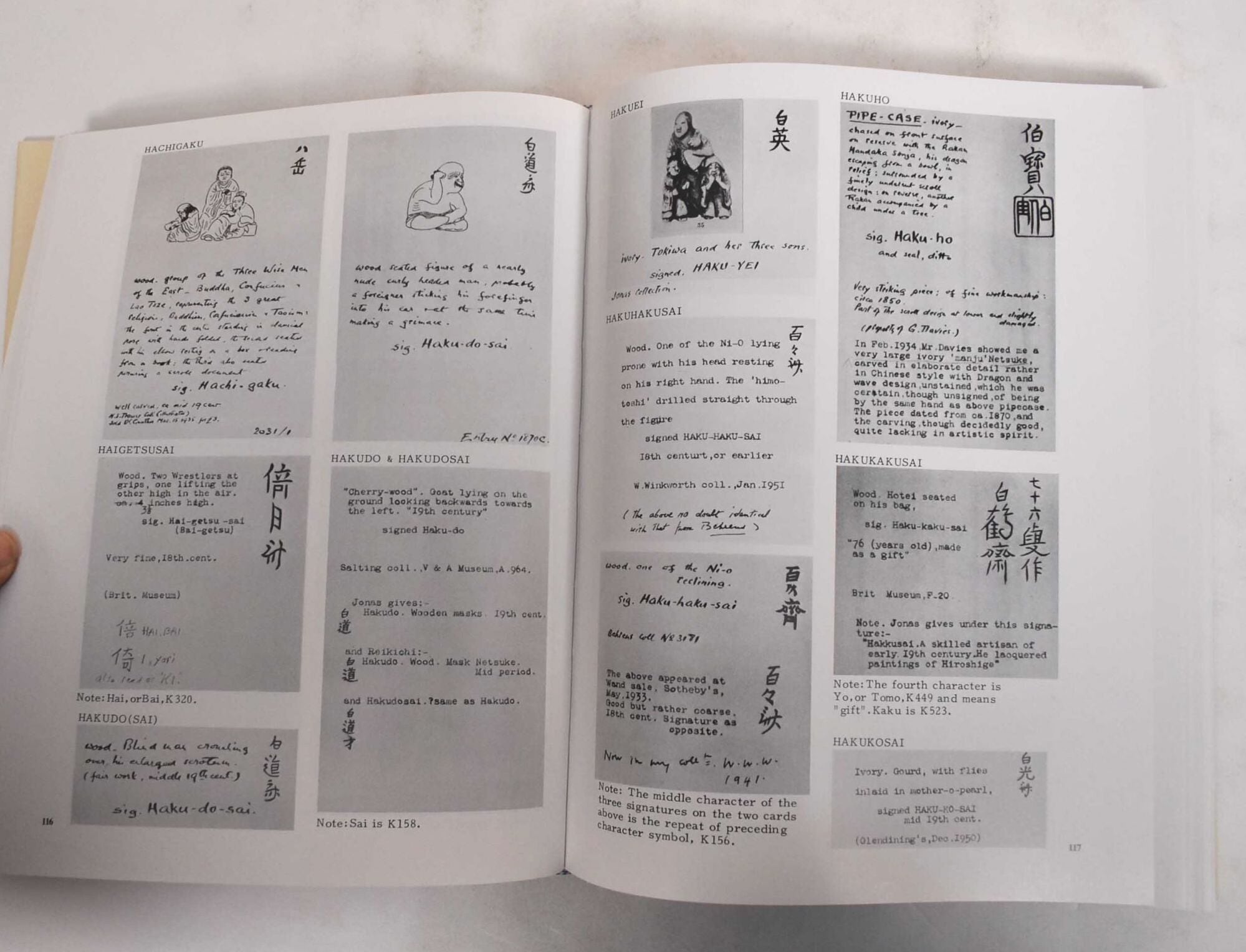 MCI, The Meinertzhagen Card Index on Netsuke in the Archives of