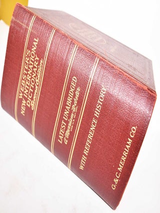 Webster's New International Dictionary of the English Language. Second edition, unabridged