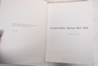 Anselm Kiefer: Bucher 1969-1990