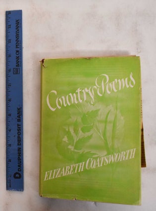 Item #178950 Country Poems. Elizabeth Coatsworth