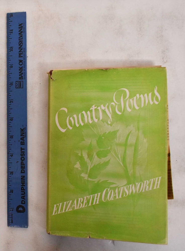 Item #178950 Country Poems. Elizabeth Coatsworth.
