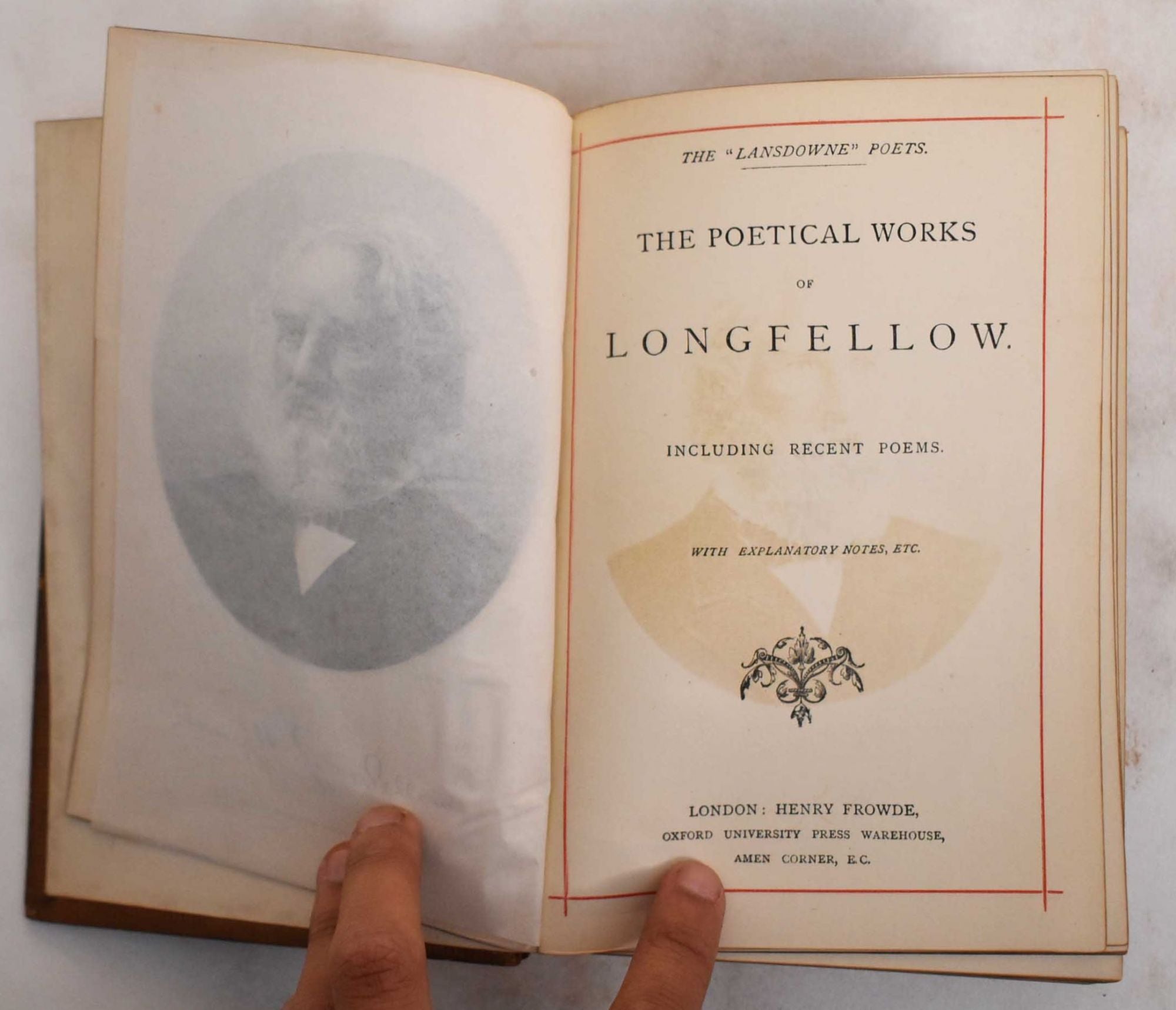 Longfellow - Oxford University Press - 1912 - The Poetical Works of Henry Wadsworth Longfellow - London Henry Frowde buying - Poetry Lovers gift