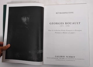 Item #179091 Georges Rouault (1871-1958): Dans Les Collections Privees Francaises et Etrangeres -...