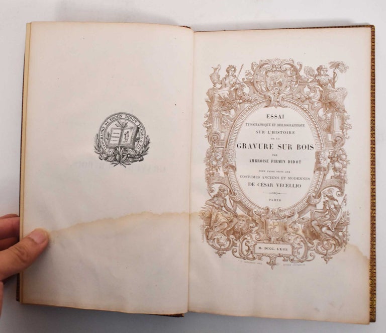 Item #179158 Essai Typographique et Bibliographique Sur L'Histoire de la Gravure Sur Bois. Ambroise Firmin-Didot.