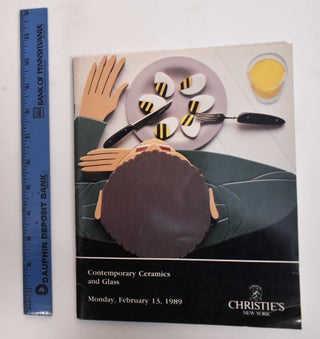 Item #179261 Contemporary ceramics and glass: comprising the ceramics collection of Earl Millard...