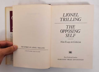 The Opposing Self: Nine Essays in Criticism