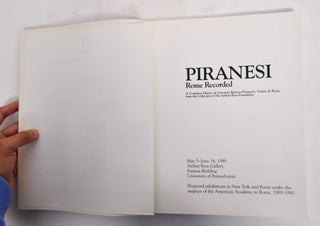Piranesi: Rome Recorded