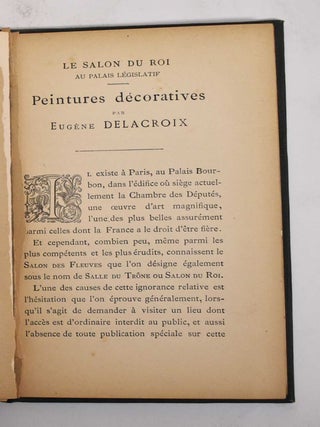 Peintures Decoratives par Eugene Delacroix: Le Salon du Roi au Palais Legislatif