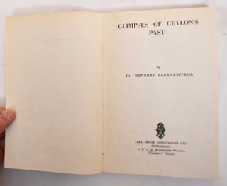 Glimpses of Ceylon's Past