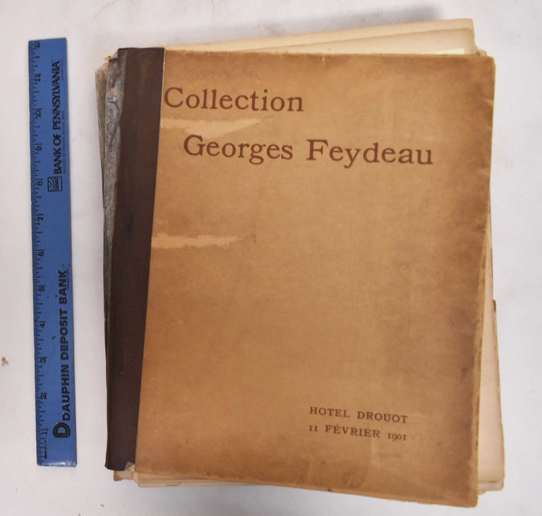 Item #179492 Catalogue des Tableaux Modernes, Aquarelles, Gouaches, Pastels, Dessins Composant la Collection de M. Georges Feydeau. Paul Chevallier.