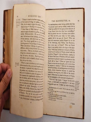 Remarks on the Rescript of the Court of Madrid, and on the Manifesto of the Court of Versailles: In a letter to the people of Great Britain, to which is appended an appendix containing the rescript, the manifesto, and a memorial of Dr. Franklyn to the court of Versailles.