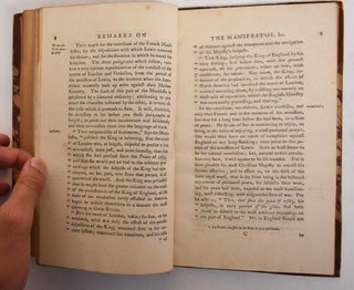 Remarks on the Rescript of the Court of Madrid, and on the Manifesto of the Court of Versailles: In a letter to the people of Great Britain, to which is appended an appendix containing the rescript, the manifesto, and a memorial of Dr. Franklyn to the court of Versailles.