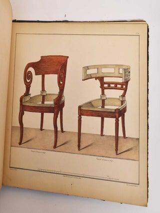 Ouvrage Sur La Menuiserie en Fauteuils, Dedie aux Fabricants, Commissionnaires, Tapissiers et Marchands de Meubles. Contenant une grande Collection de Modeles varies de Fauteuils, Chaises, Moeridiennes, Canapes, Lits de repos, Divans Cabourets de Pianos, etc et generalement tout ce qui se fabrique de plus nouveau a Paris, en cette branche.