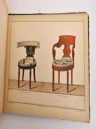 Ouvrage Sur La Menuiserie en Fauteuils, Dedie aux Fabricants, Commissionnaires, Tapissiers et Marchands de Meubles. Contenant une grande Collection de Modeles varies de Fauteuils, Chaises, Moeridiennes, Canapes, Lits de repos, Divans Cabourets de Pianos, etc et generalement tout ce qui se fabrique de plus nouveau a Paris, en cette branche.