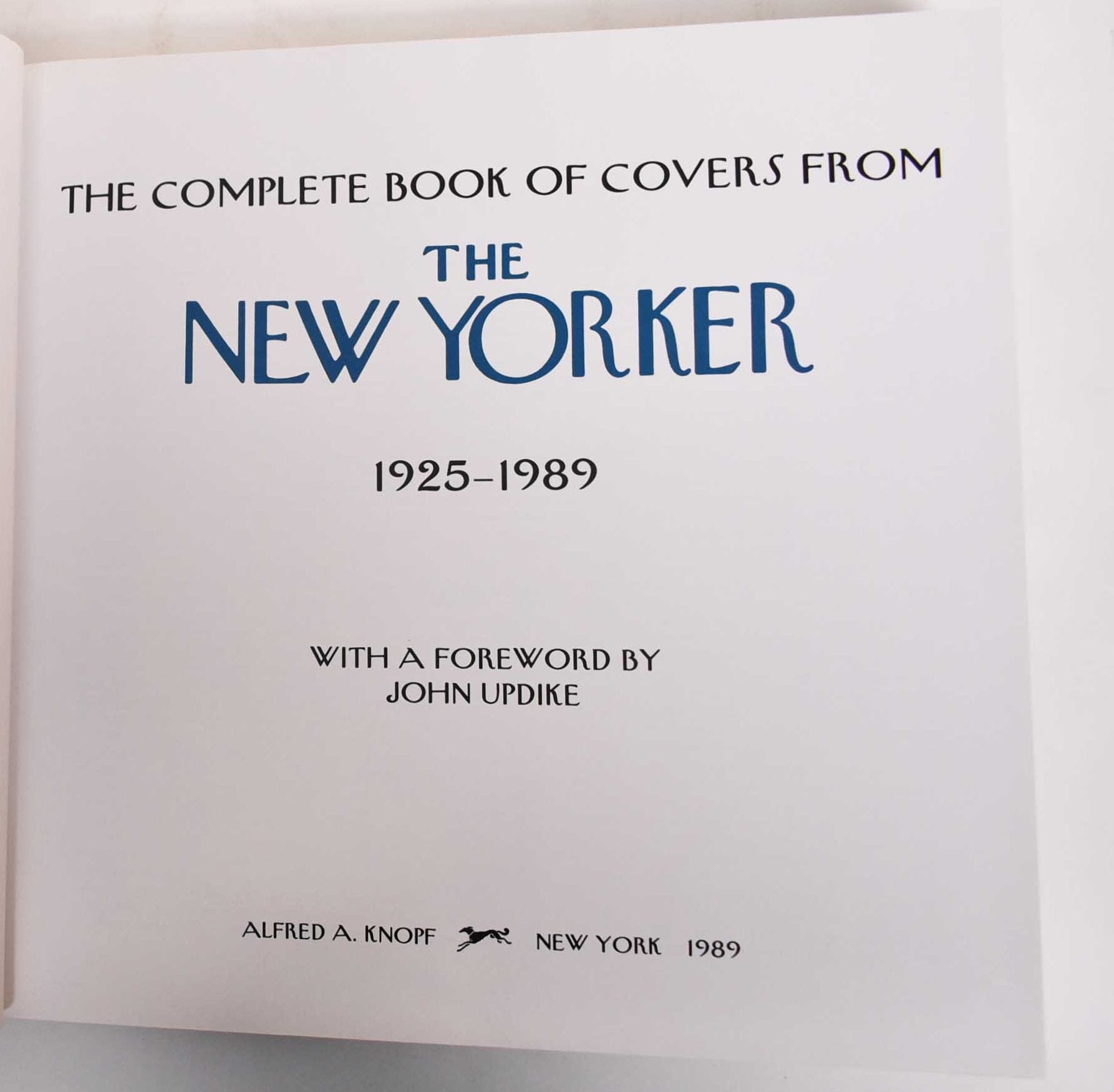 The Complete Book of Covers From The New Yorker, 1925-1989 | The 