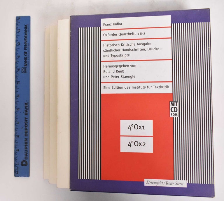 Item #179803 Oxforder Quarthefte (volumes 1, 2, & 3). Franz Kafka.