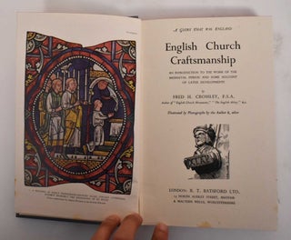 Item #179843 English Church Craftsmanship: An Introduction To The Work Of The Mediaeval Period...