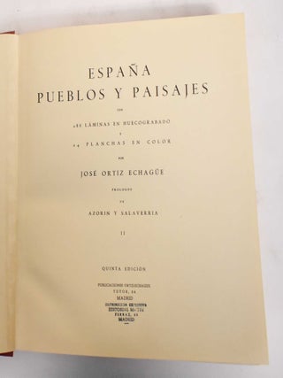 Espana Pueblos Y Paisajes, Tome II