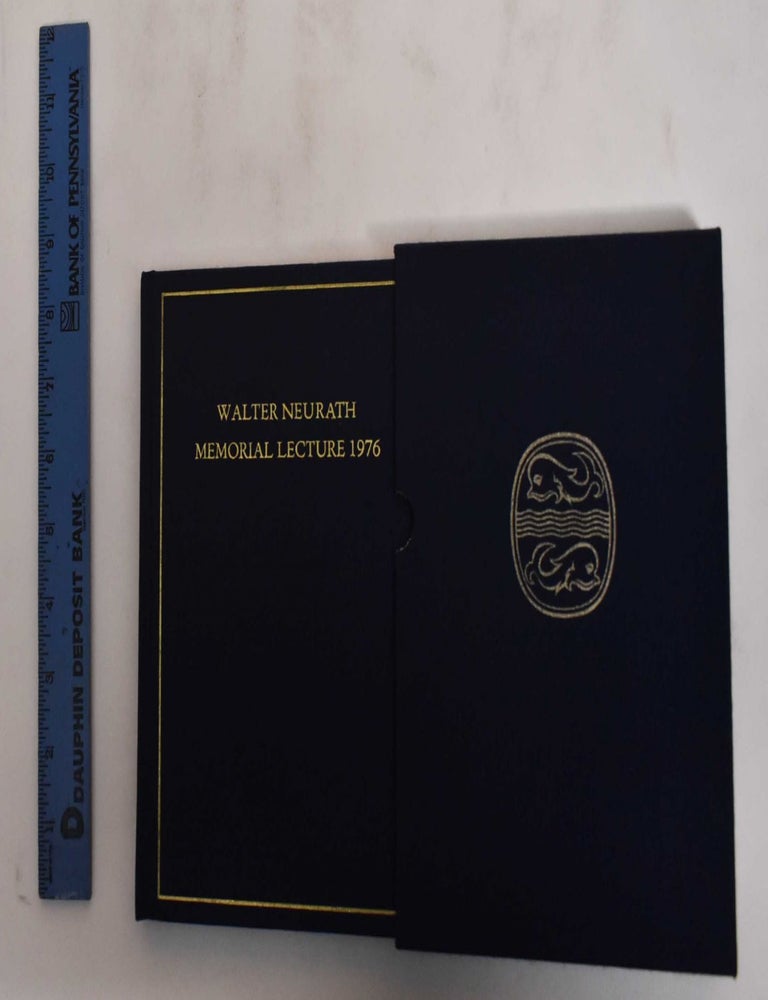 Item #179959 Means and ends : reflections on the history of fresco painting. E. H. Gombrich.