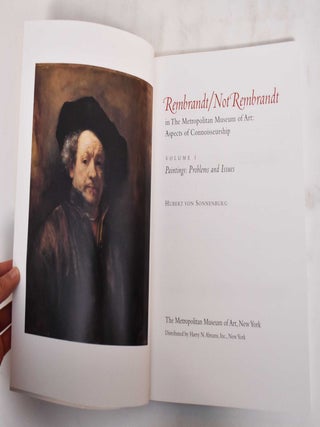 Rembrandt/not Rembrandt in the Metropolitan Museum of Art: aspects of connoisseurship