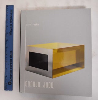 Item #180207 Donald Judd. David Raskin, Donald Judd
