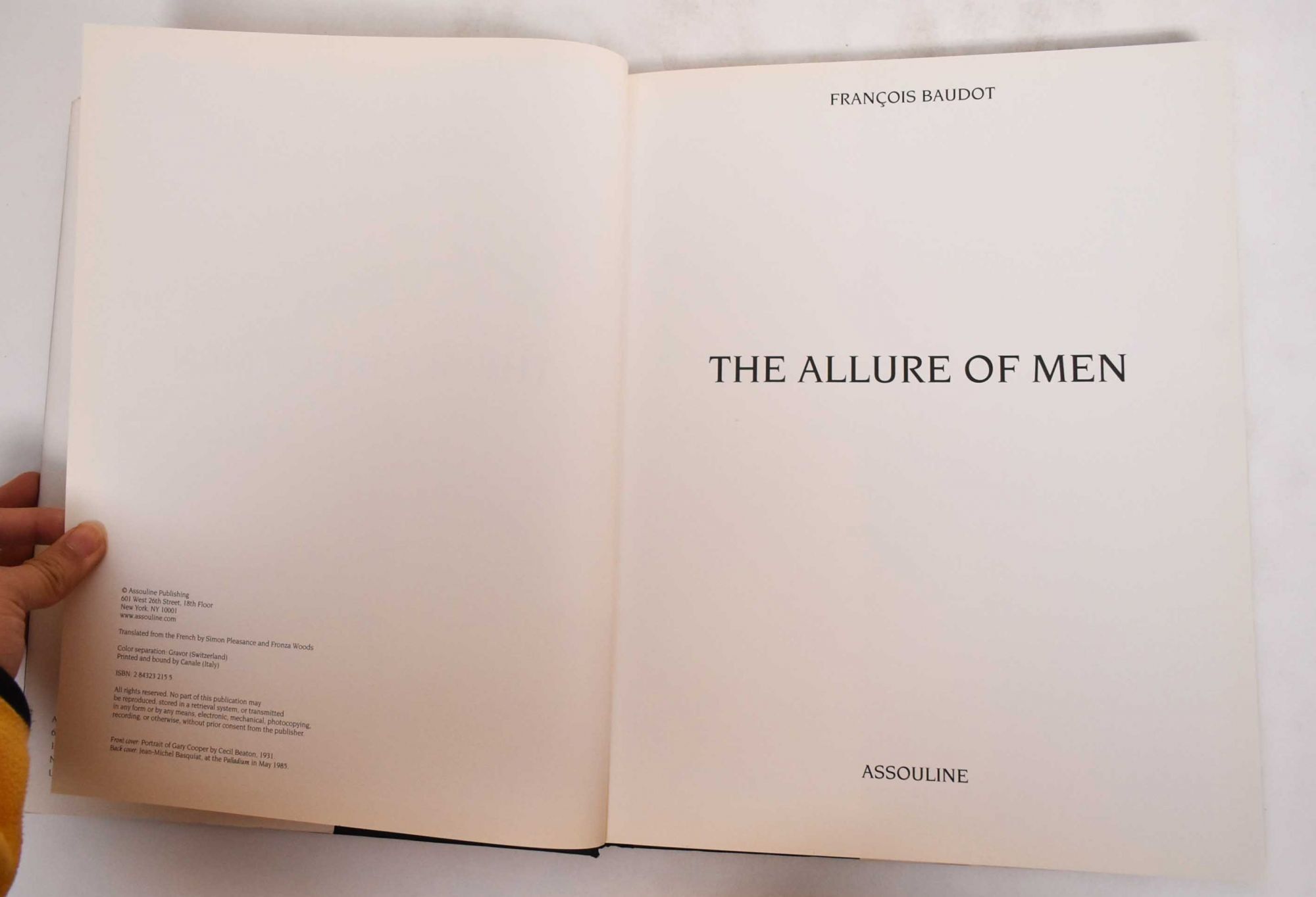 The allure of men | François Baudot