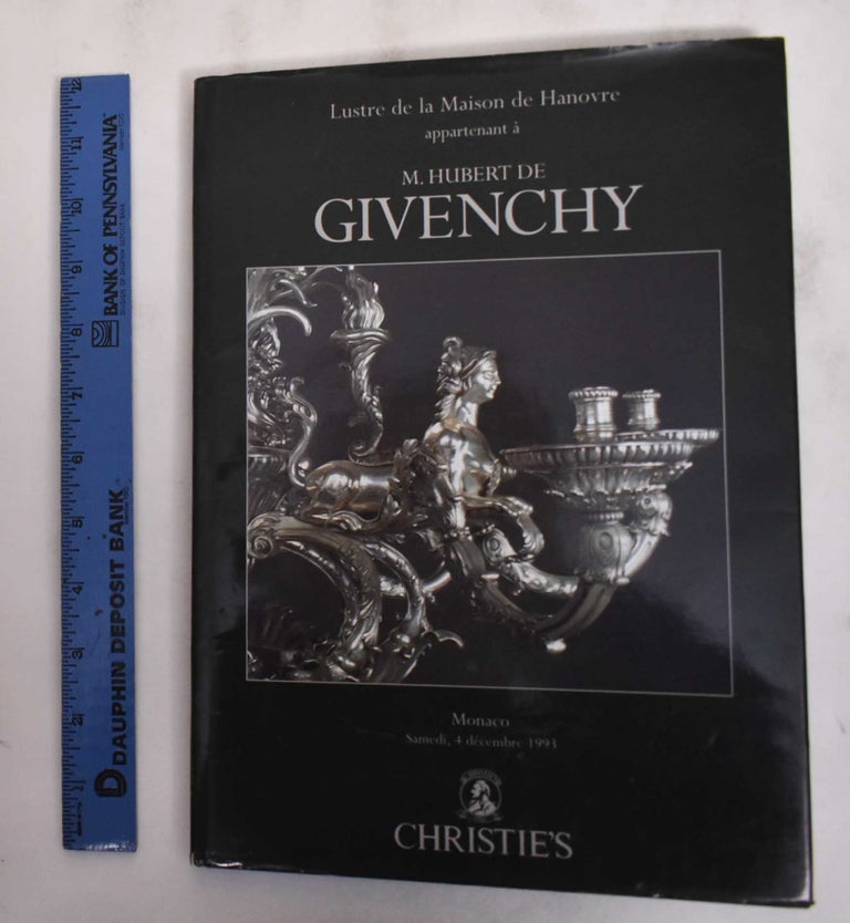 Item #180485 Lustre de la maison de Hanovre appartenant a M. Hubert De Givenchy. Christie's, Monaco Monte Carlo.