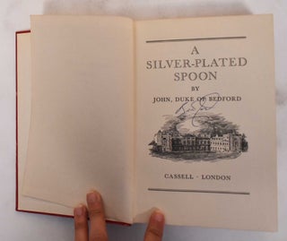 Item #180496 A silver-plated spoon. John Robert Russell Bedford, Duke of