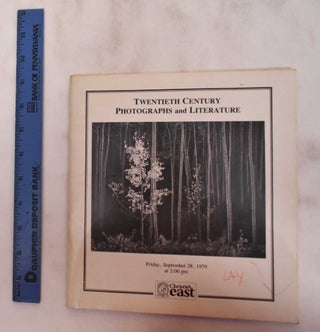 Item #180634 Twentieth century photographs and literature: Friday, September 28, 1979 -...