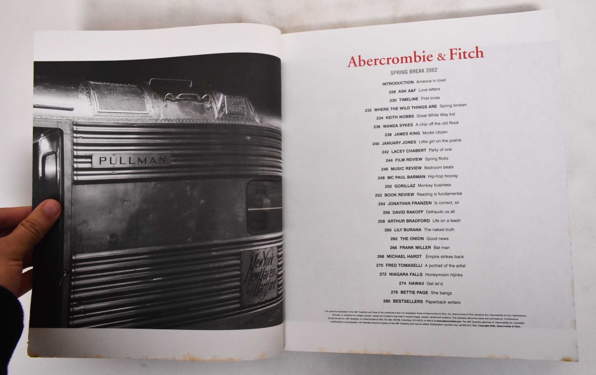 Abercrombie and Fitch - About Love: Spring Break issue - 2002